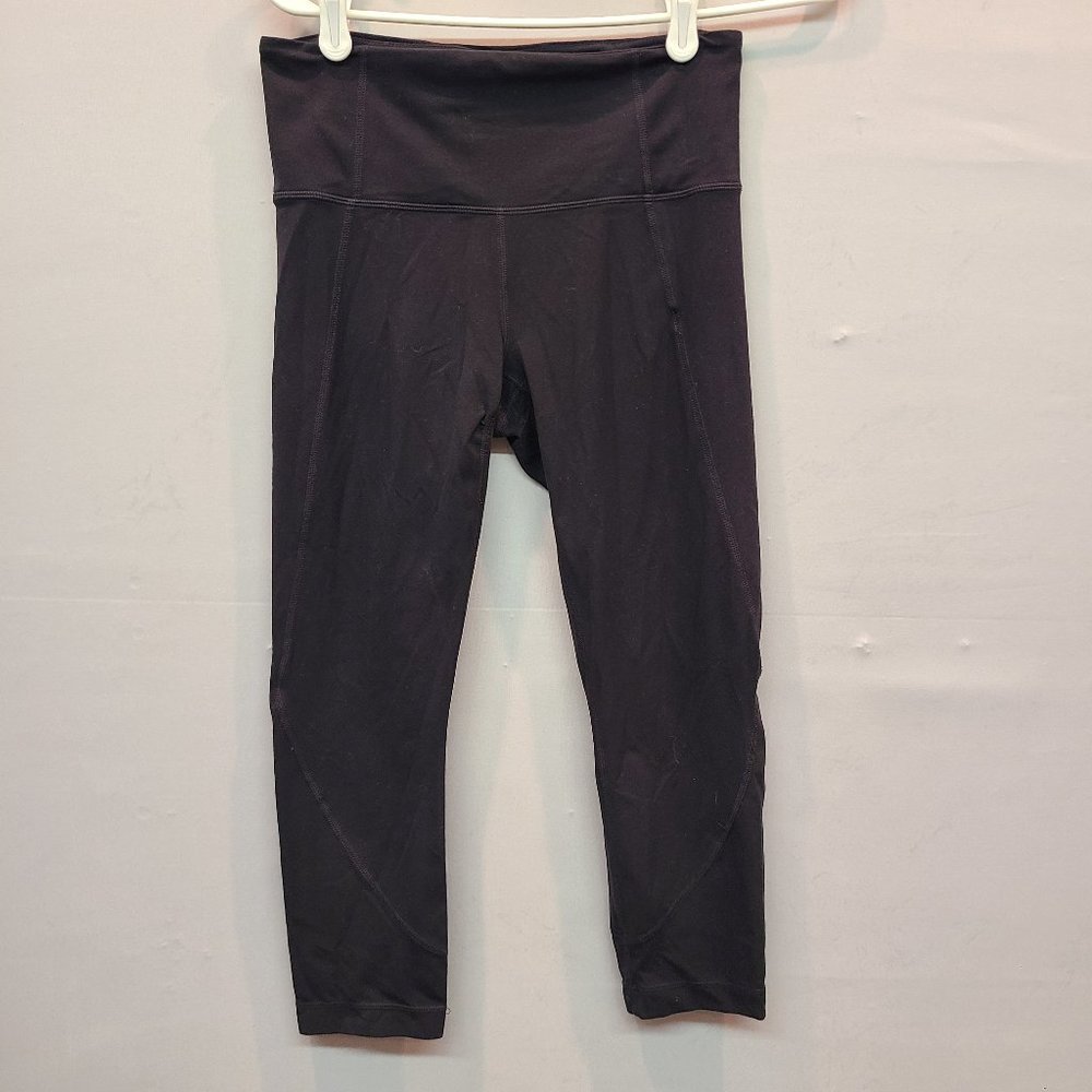 Athleta Leggings Womens Small Cropped High Rise Black